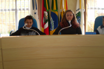 Foto - Sessão de Instalação da Câmara Mirim e Eleição da Mesa Diretora - 25/08/2011