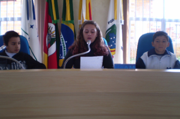 Foto - Sessão de Instalação da Câmara Mirim e Eleição da Mesa Diretora - 25/08/2011