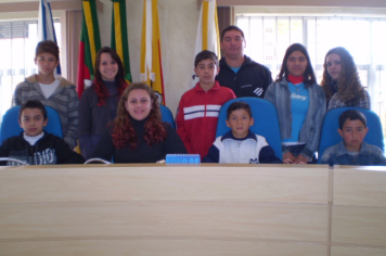 Foto - Sessão de Instalação da Câmara Mirim e Eleição da Mesa Diretora - 25/08/2011